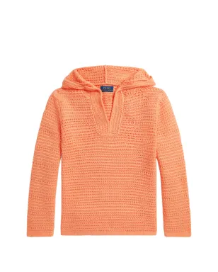 POLO RALPH LAUREN KIDS クロシェ編みフード付きセーター - サムネイル1