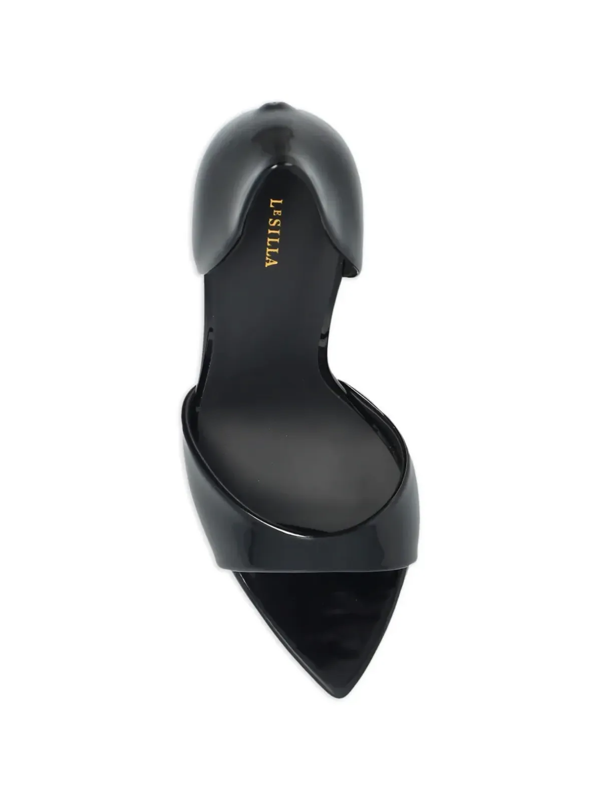 Le Silla ポインテッドオープントゥパンプス - ブラック - 画像3