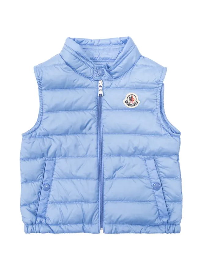 Moncler Enfant Moncler Enfant ロゴジップジャケット ブルーの商品画像