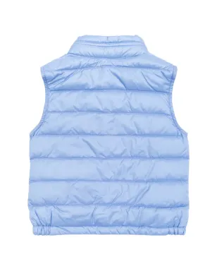 Moncler Enfant ロゴジップジャケット ブルー - サムネイル2