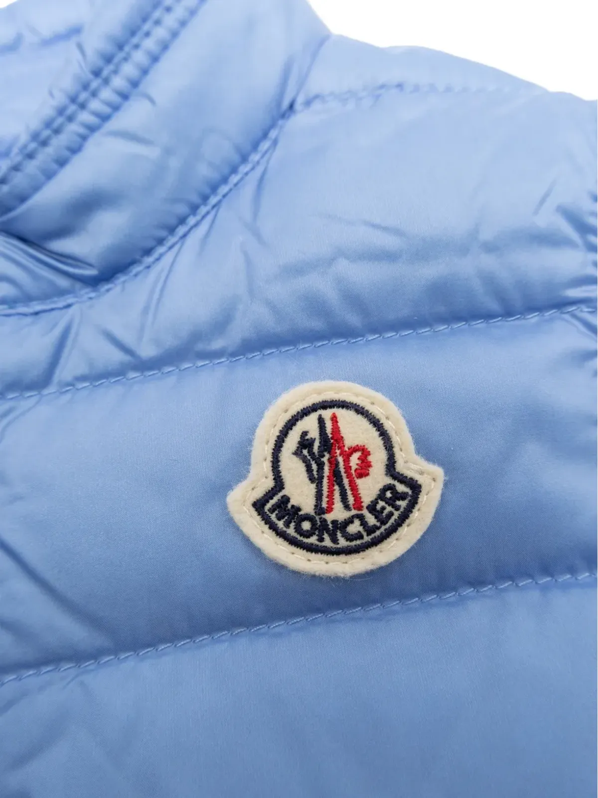 Moncler Enfant ロゴジップジャケット ブルー - 画像3