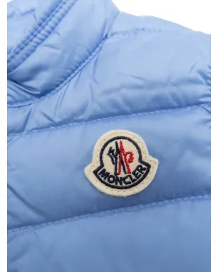 Moncler Enfant ロゴジップジャケット ブルー - サムネイル3