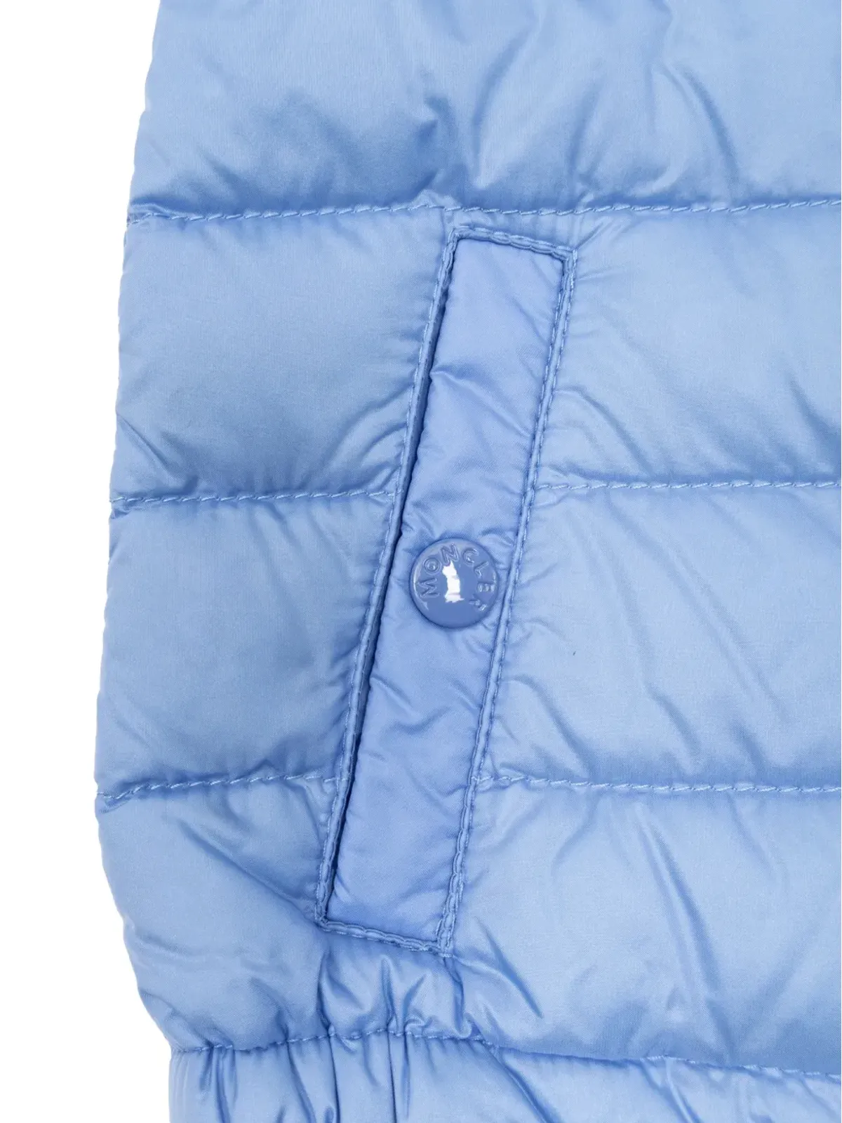 Moncler Enfant ロゴジップジャケット ブルー - 画像4