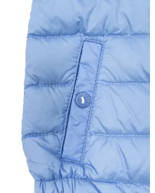Moncler Enfant ロゴジップジャケット ブルー - サムネイル4