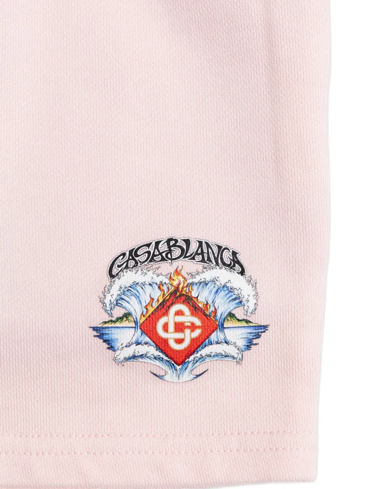 CASABLANCA KIDS ドローストリング グラフィックプリントショーツ - 画像3