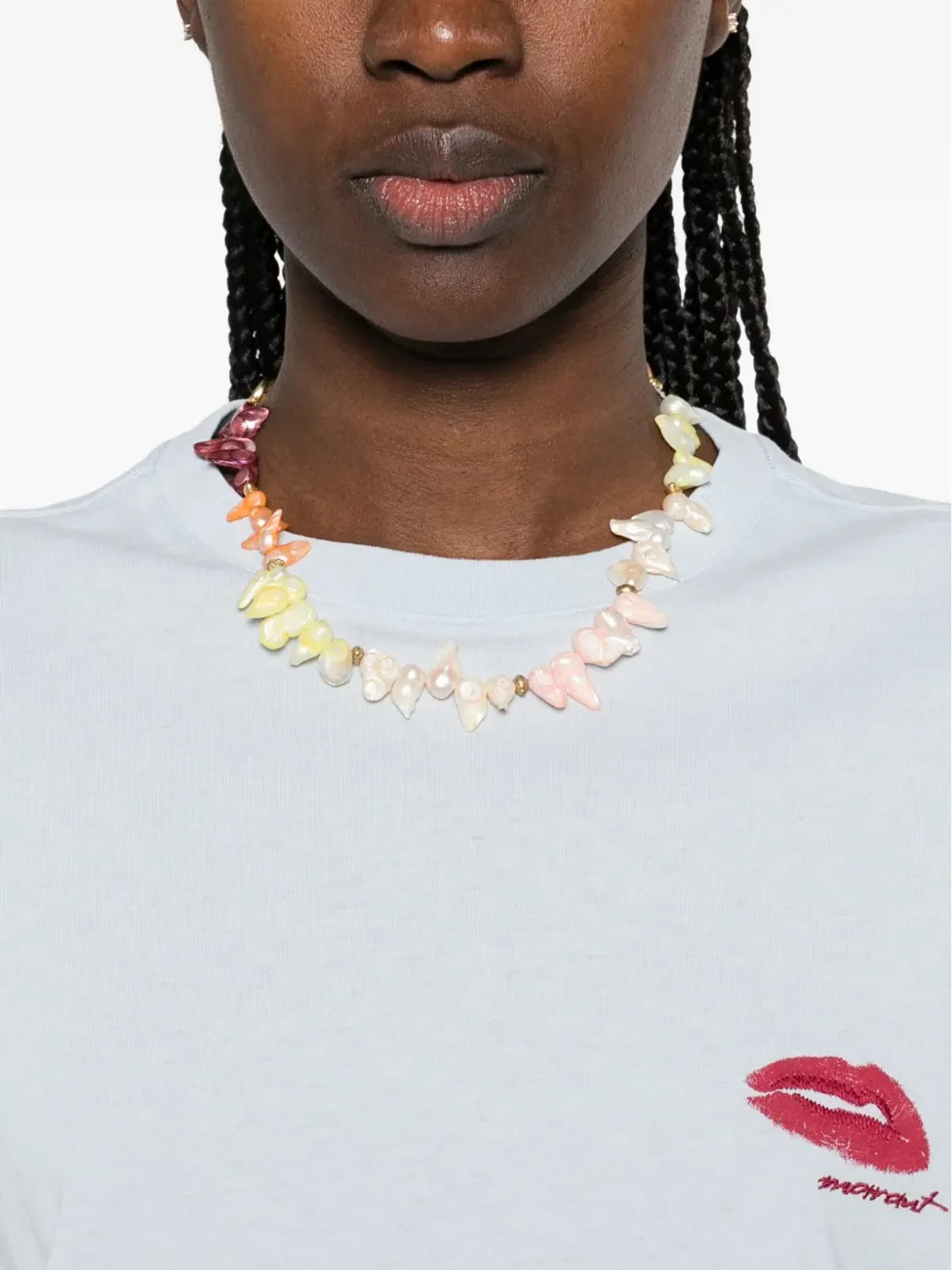 MARANT ÉTOILE リップモチーフTシャツ - 画像5