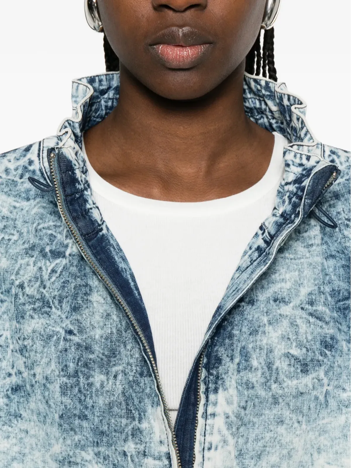 MARANT ÉTOILE ジップドデニムジャケット - ブルー - 画像5