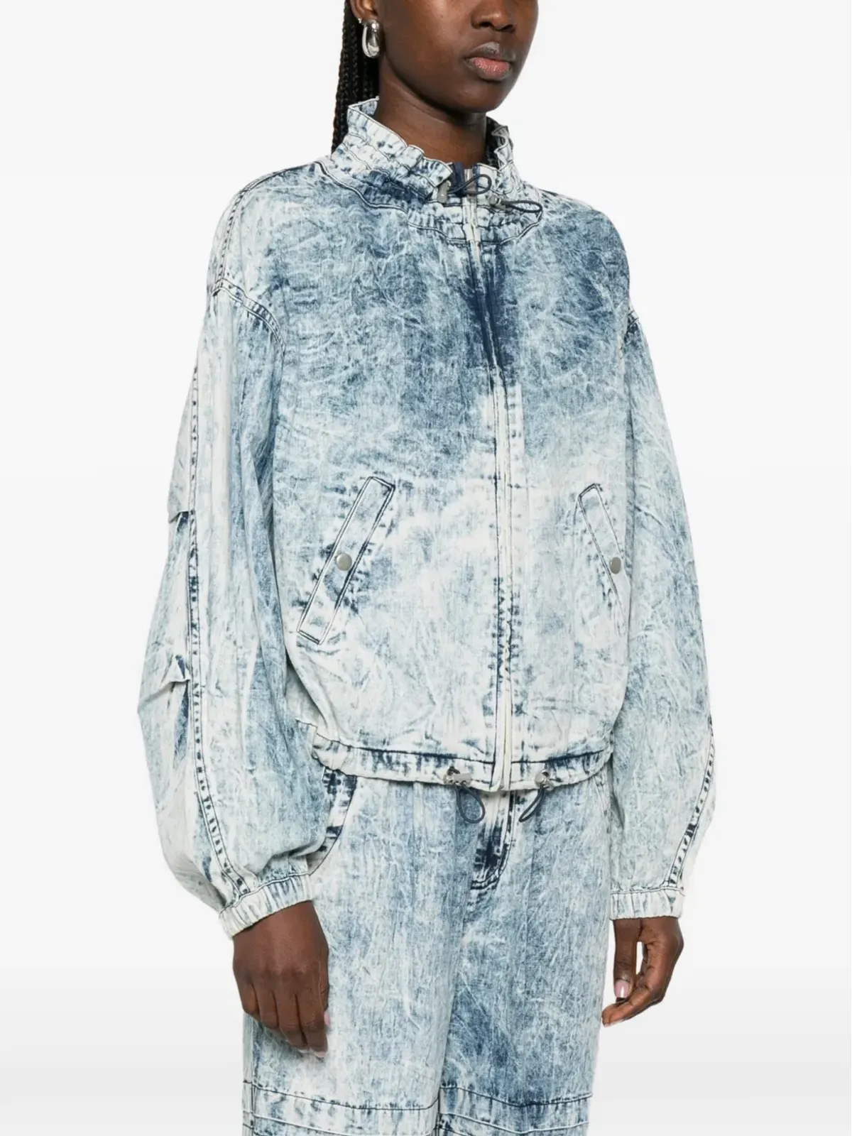 MARANT ÉTOILE ジップドデニムジャケット - ブルー - 画像3