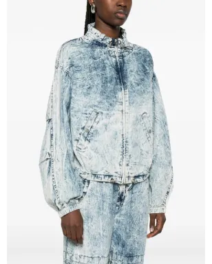 MARANT ÉTOILE ジップドデニムジャケット - ブルー - サムネイル3