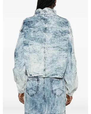 MARANT ÉTOILE ジップドデニムジャケット - ブルー - サムネイル4