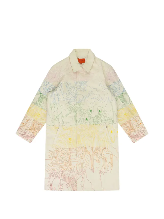 Who Decides War Who Decides War 刺繍入りトレンチコートの商品画像