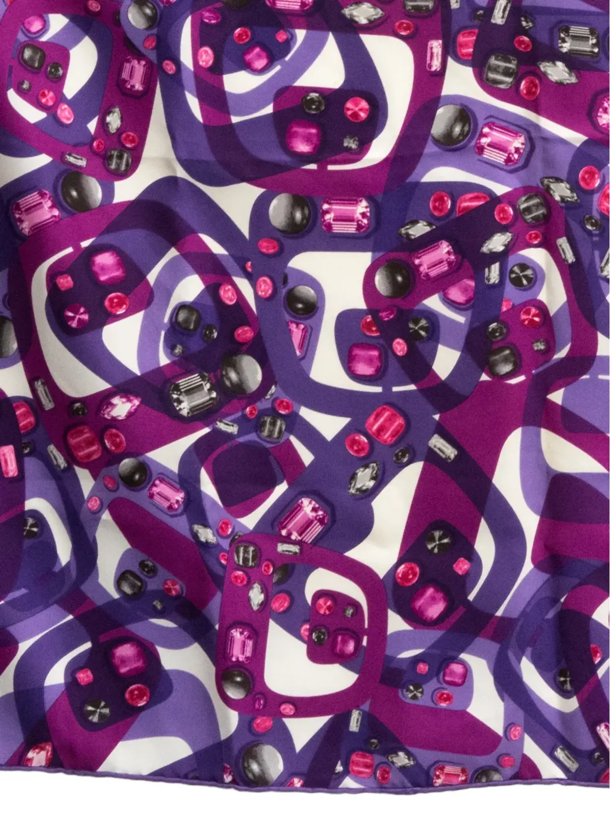 Christian Dior Pre-Owned ジュエリープリント シルクスカーフ - 画像5