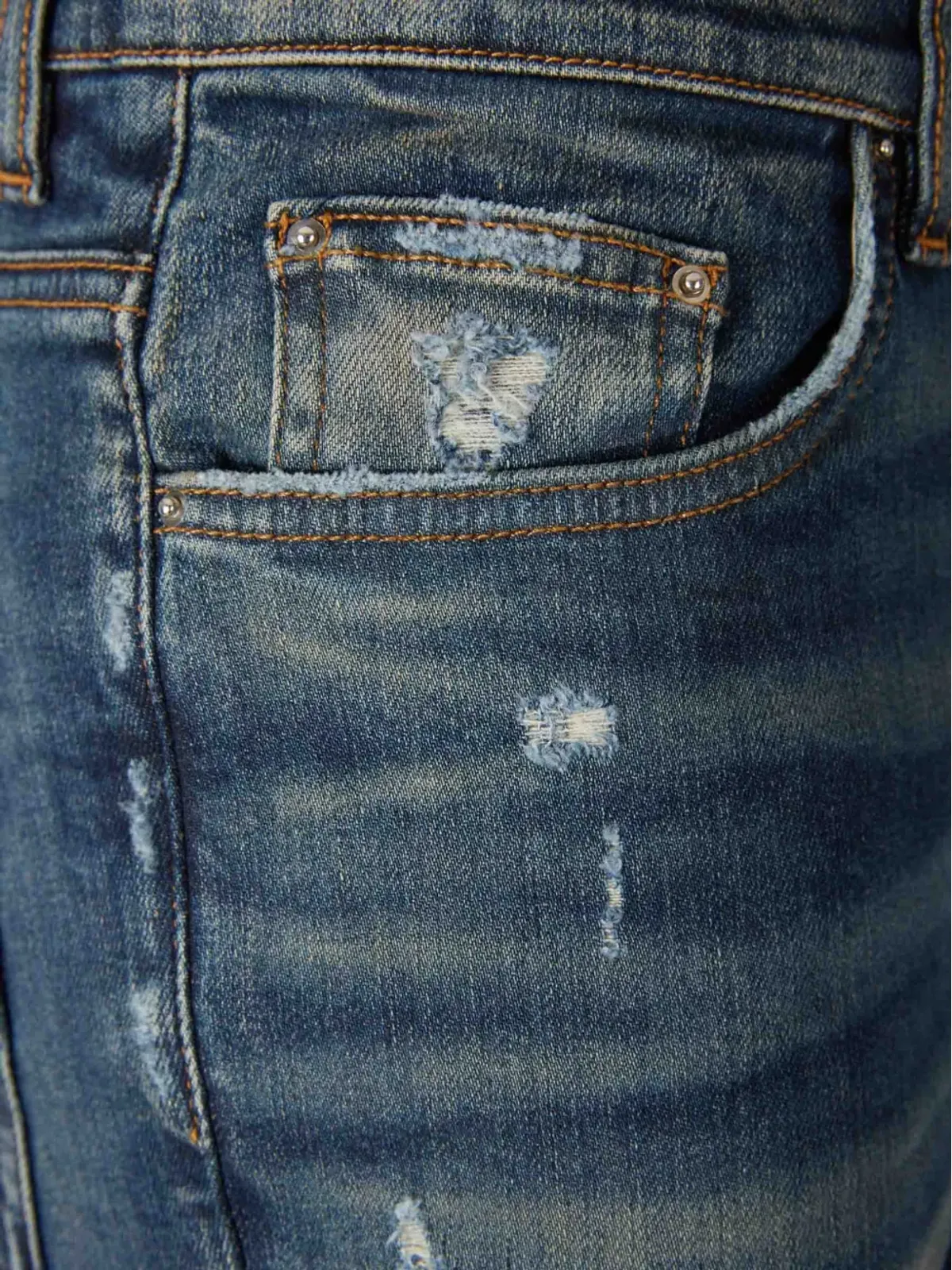AMIRI ディストレッドディテール スキニージーンズ - 画像3