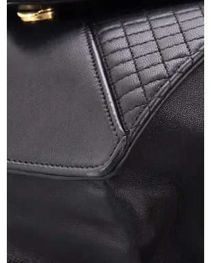 Saint Laurent Pre-Owned ギャビー スクエア キルテッド レザー ショルダーバッグ - ブラック - サムネイル5