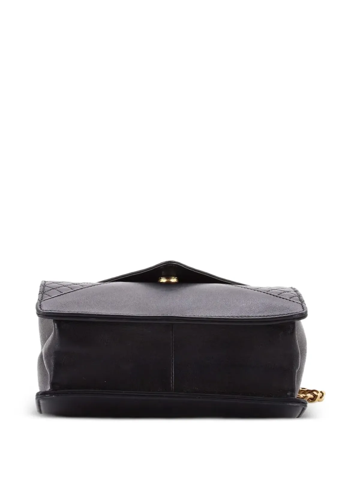 Saint Laurent Pre-Owned ギャビー スクエア キルテッド レザー ショルダーバッグ - ブラック - 画像4