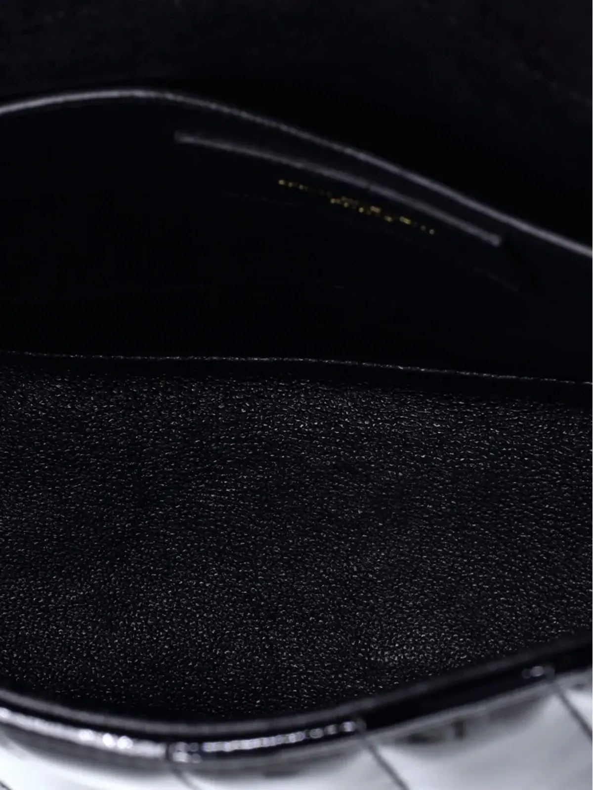 Saint Laurent Pre-Owned Vicky バーティカル・キルテッド・パテント ミディアム・クロスボディバッグ - ブラック - 画像5