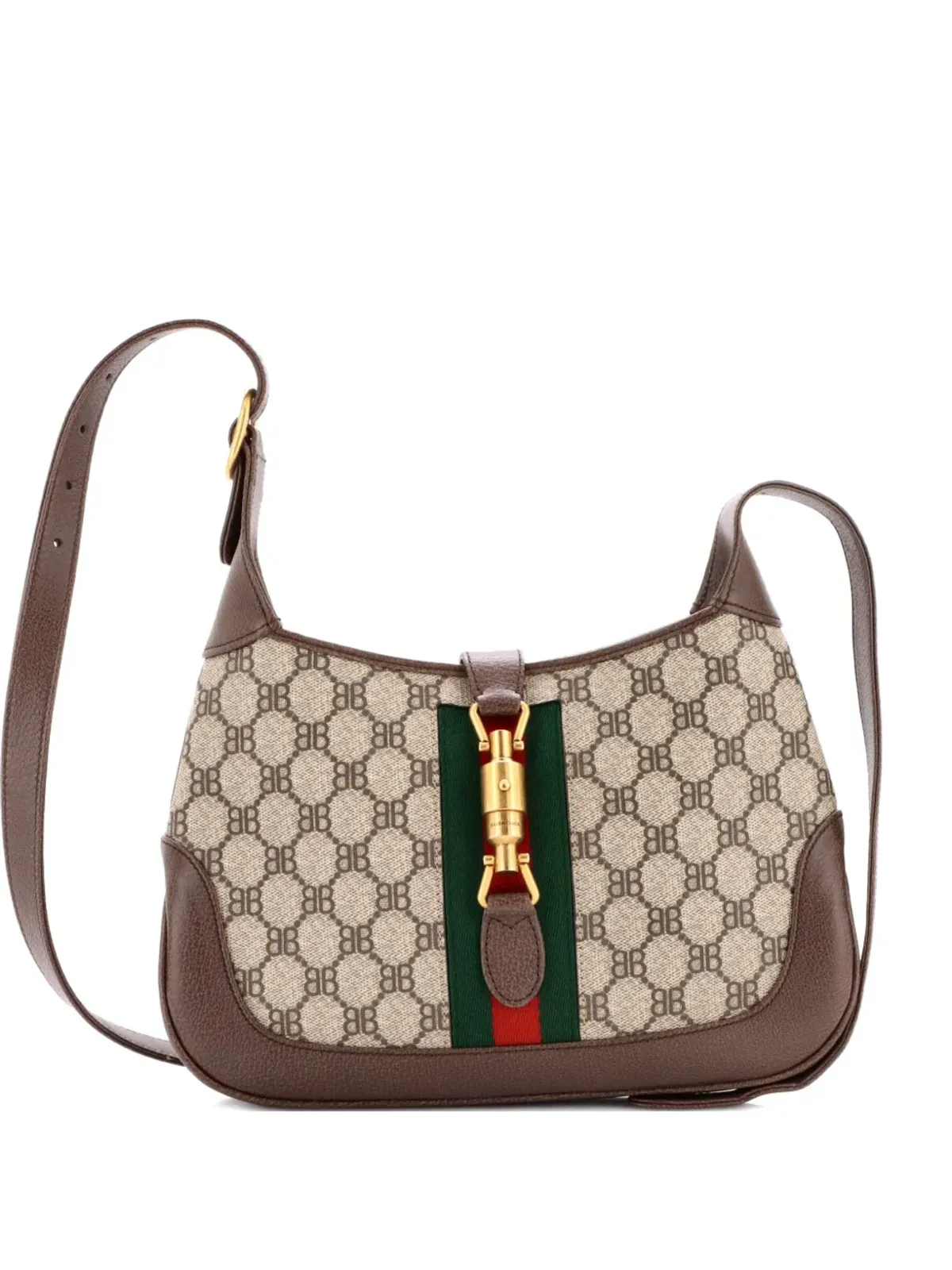 Balenciaga Pre-Owned Jackie 1961 BB コーテッドキャンバス ホーボーバッグ - 画像1