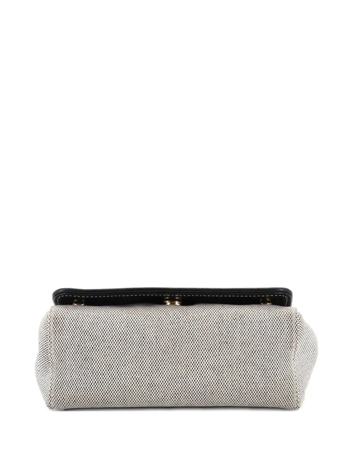 Burberry Pre-Owned Hackberry Shoulder Bag Canvas with Leather Small crossbody bag - Grey - 画像3