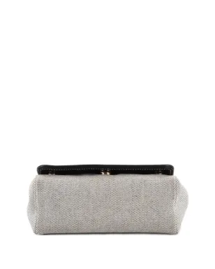 Burberry Pre-Owned Hackberry Shoulder Bag Canvas with Leather Small crossbody bag - Grey - サムネイル3