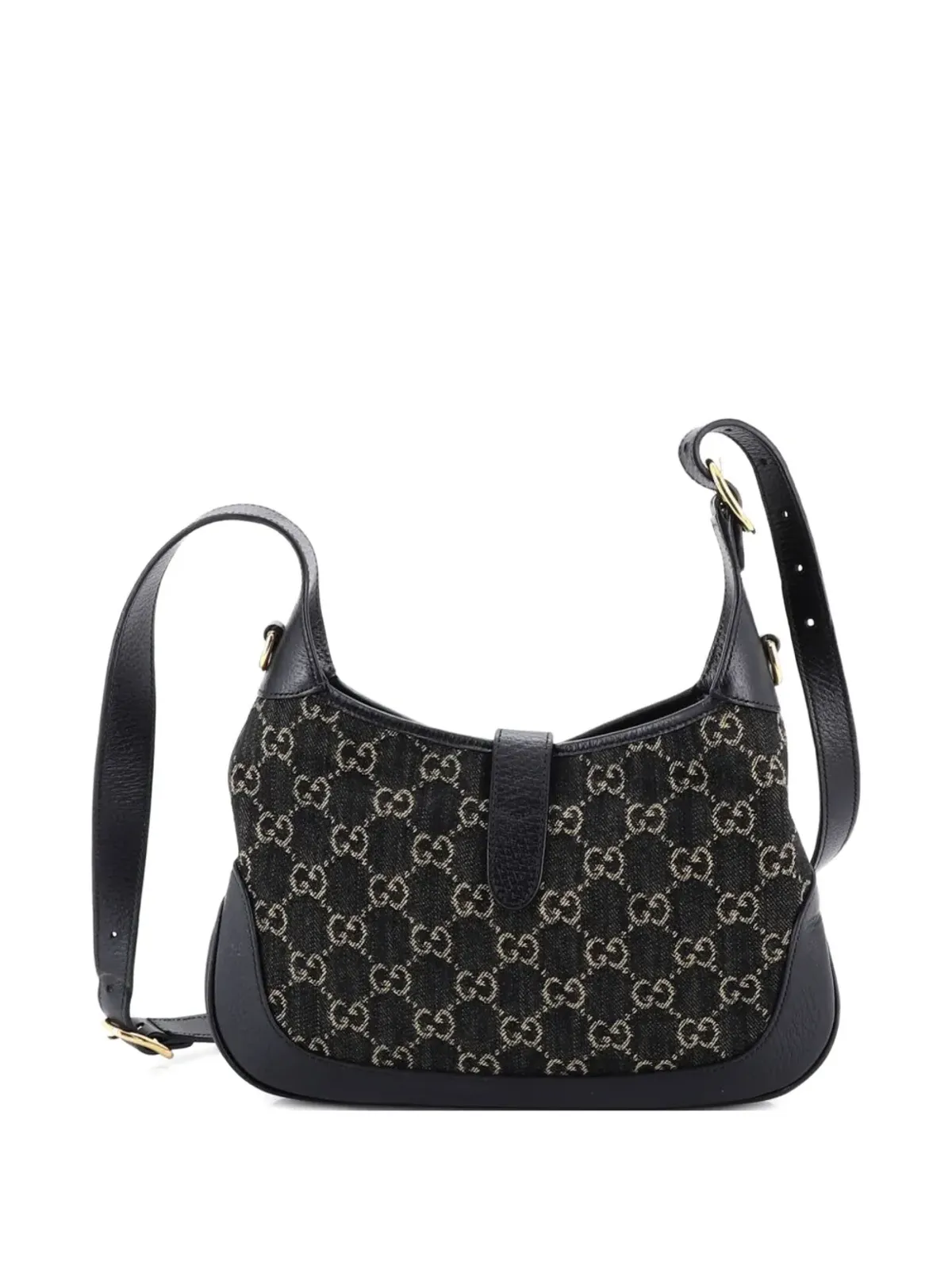 Gucci Pre-Owned ジャッキー 1961 GGデニム ホーボーバッグ - 画像2