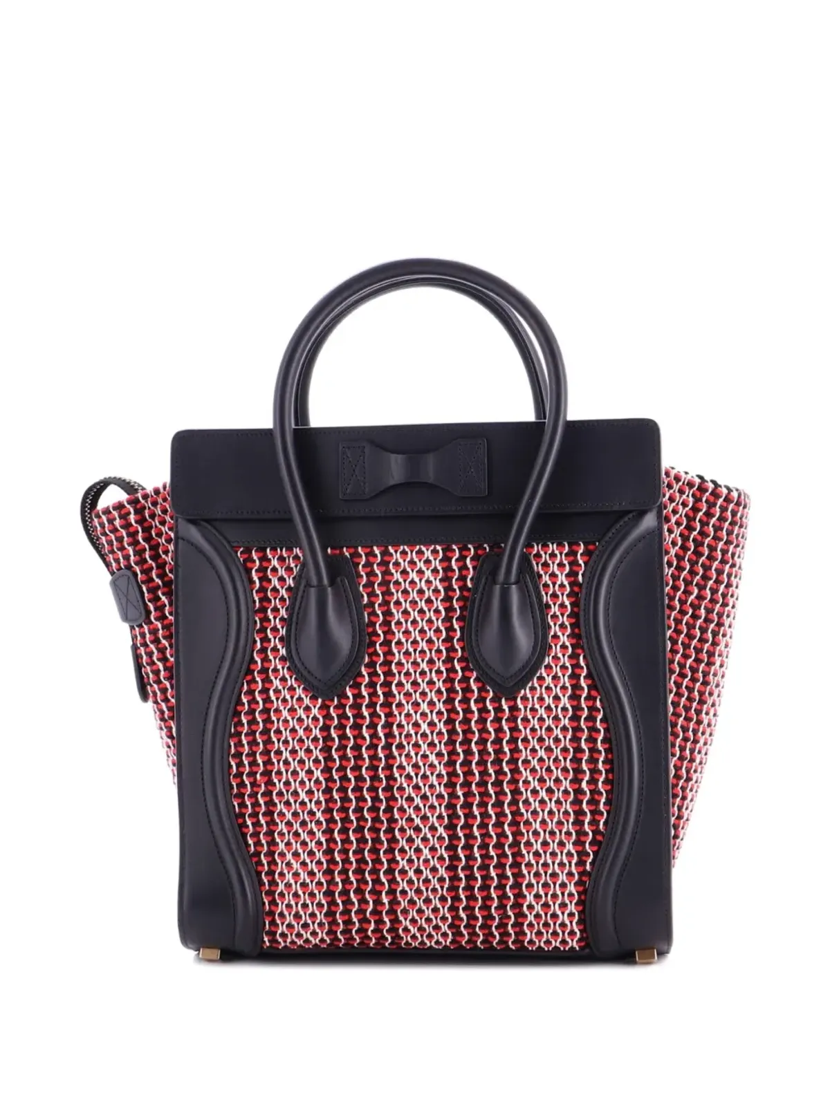 Celine Vintage ツイード ミニ トートバッグ - 画像2