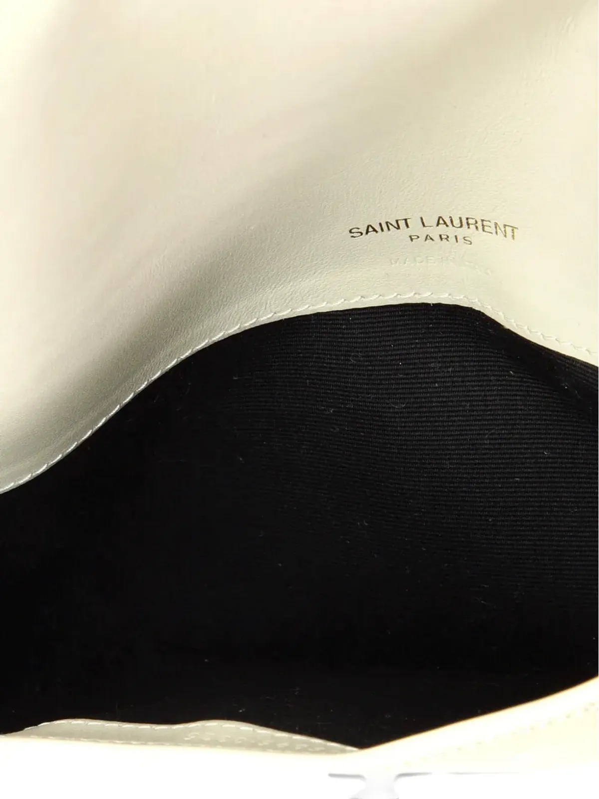 Saint Laurent Pre-Owned クラシック・モノグラム・フォンホルダー・ショルダーバッグ（クロコダイルエンボス・レザー）クロスボディバッグ - ニュートラルカラー - 画像5