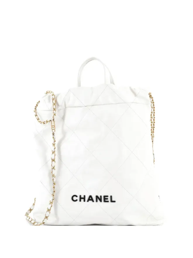 CHANEL Pre-Owned CHANEL Pre-Owned チェーンキルト カーフスキン バックパックの商品画像