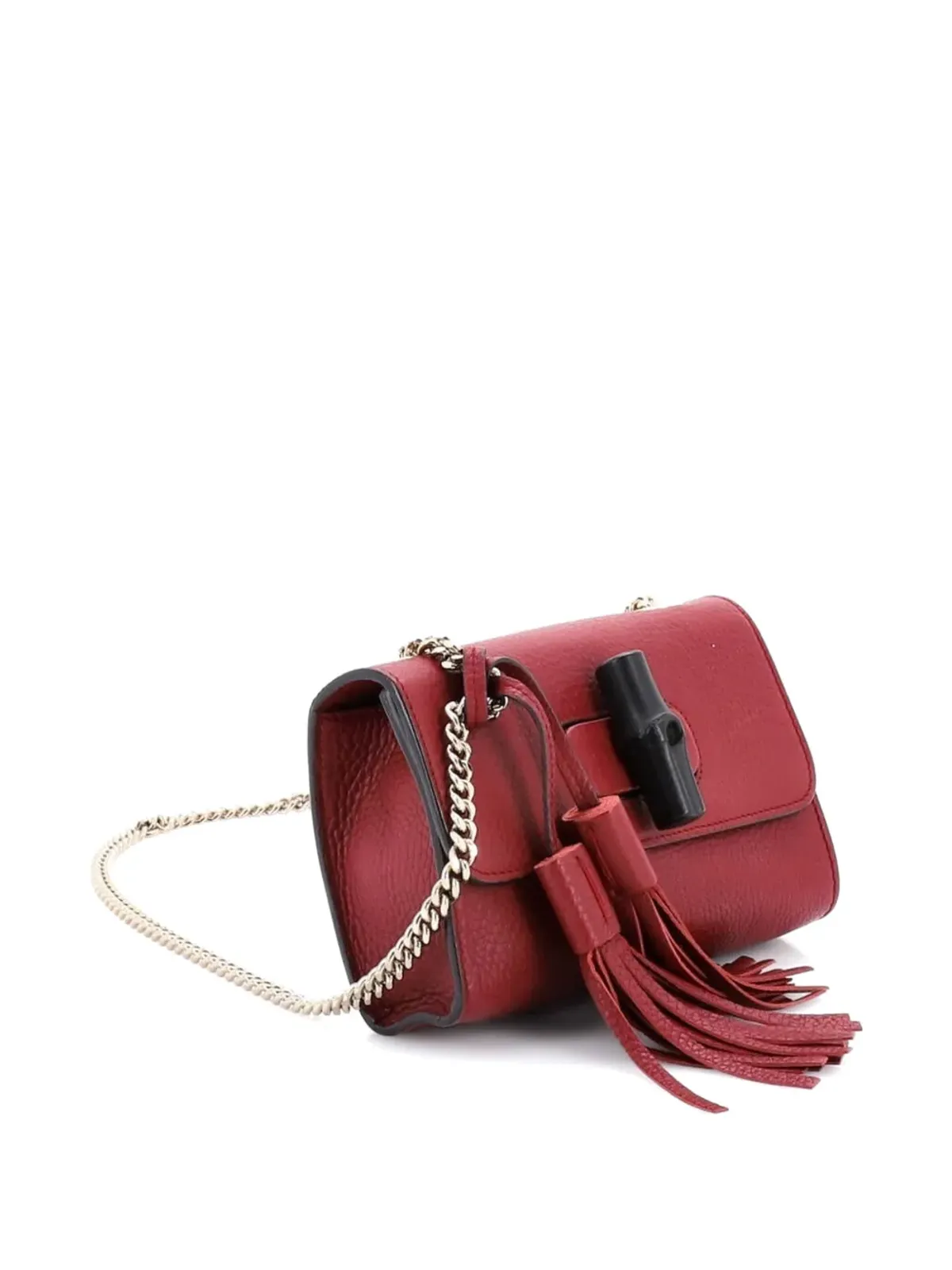 Gucci Pre-Owned ミス バンブー レザー スモールショルダーバッグ - 画像2