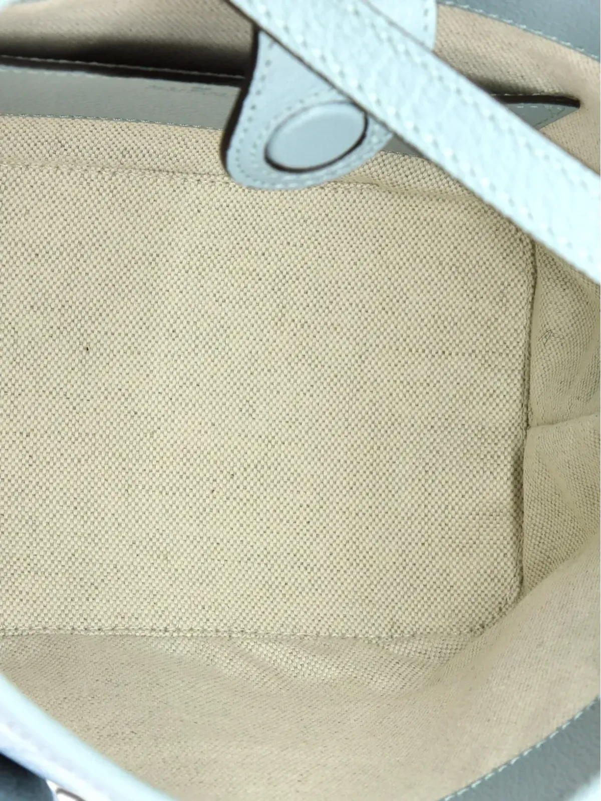 Gucci Pre-Owned オフィディア オープン バケットバッグ GG コーテッドキャンバス×レザー ブルー - 画像5
