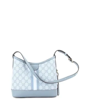 Gucci Pre-Owned オフィディア オープン バケットバッグ GG コーテッドキャンバス×レザー ブルー - サムネイル2