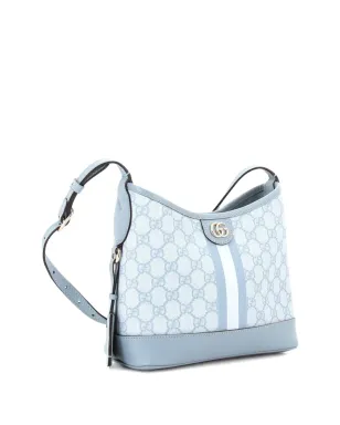 Gucci Pre-Owned オフィディア オープン バケットバッグ GG コーテッドキャンバス×レザー ブルー - サムネイル3