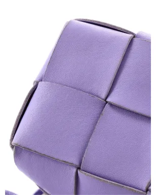 Bottega Veneta Pre-Owned カセット Maxi Intrecciato ミニ バケットバッグ - Purple - サムネイル5