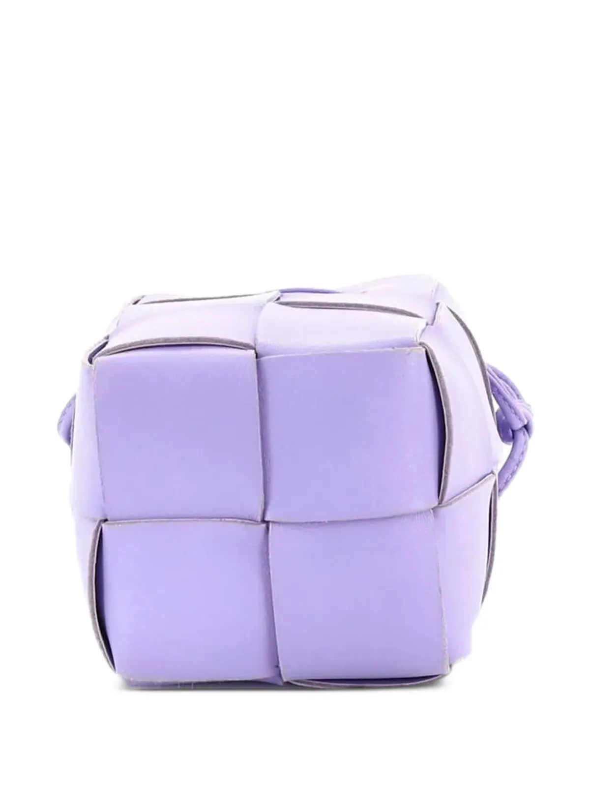 Bottega Veneta Pre-Owned カセット Maxi Intrecciato ミニ バケットバッグ - Purple - 画像3