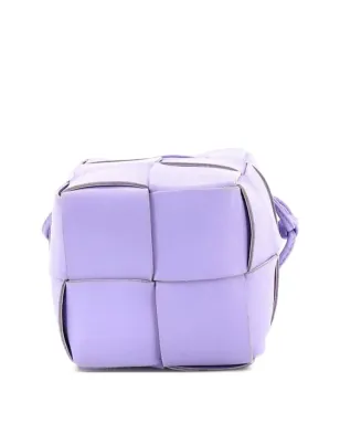 Bottega Veneta Pre-Owned カセット Maxi Intrecciato ミニ バケットバッグ - Purple - サムネイル3