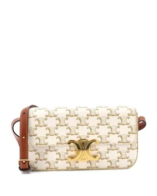 Celine Pre-Owned Triomphe East-West Triomphe Coated Canvas ショルダーバッグ - サムネイル1