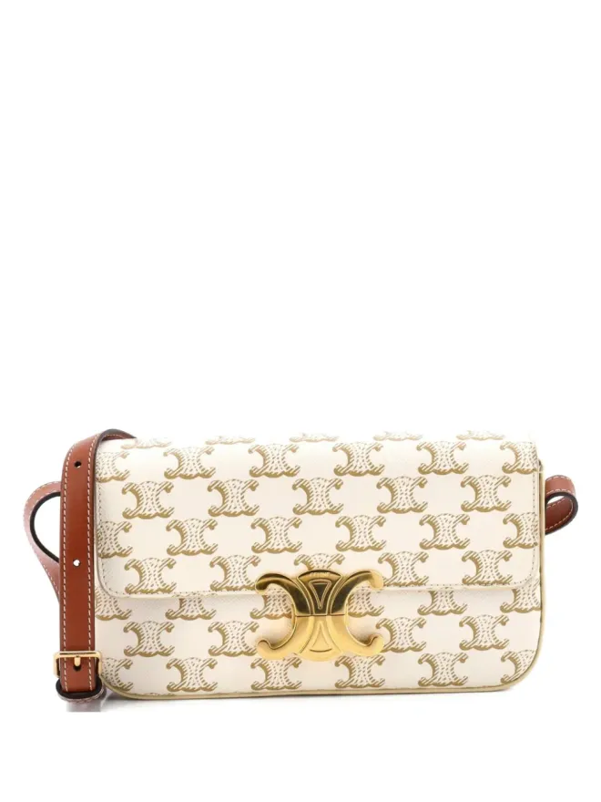 Celine Pre-Owned Celine Pre-Owned Triomphe East-West Triomphe Coated Canvas ショルダーバッグの商品画像
