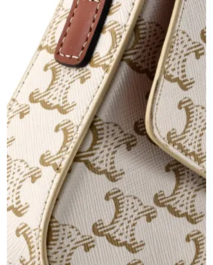 Celine Pre-Owned Triomphe East-West Triomphe Coated Canvas ショルダーバッグ - サムネイル5