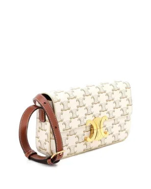 Celine Pre-Owned Triomphe East-West Triomphe Coated Canvas ショルダーバッグ - サムネイル3