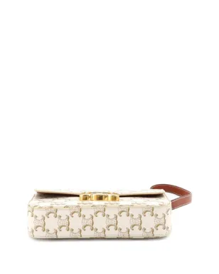 Celine Pre-Owned Triomphe East-West Triomphe Coated Canvas ショルダーバッグ - サムネイル4