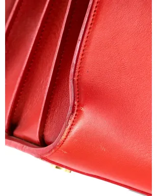 Saint Laurent Pre-Owned サック・ドゥ・ジュール バッグ レザー ラージ トートバッグ レッド - サムネイル5