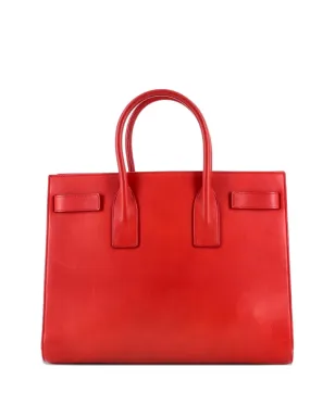 Saint Laurent Pre-Owned サック・ドゥ・ジュール バッグ レザー ラージ トートバッグ レッド - サムネイル2