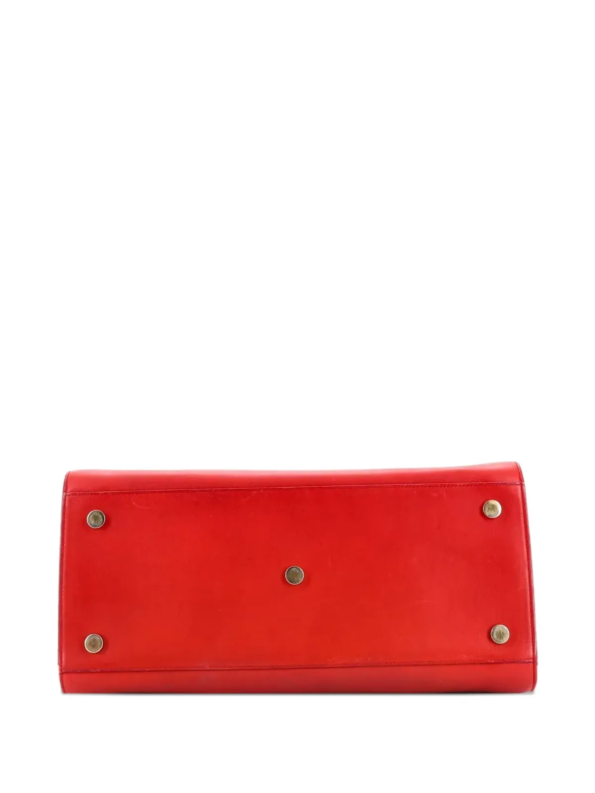 Saint Laurent Pre-Owned サック・ドゥ・ジュール バッグ レザー ラージ トートバッグ レッド - 画像3
