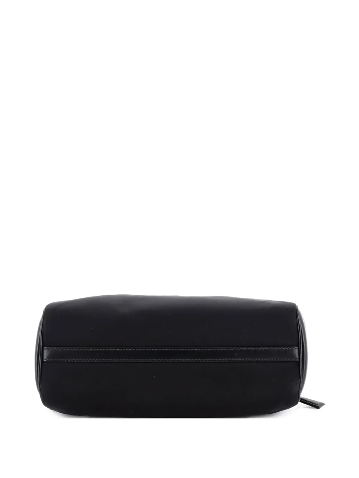 Prada Pre-Owned Padlock Bauletto Re-Nylon with Leather Medium shoulder bag - Black - 画像4