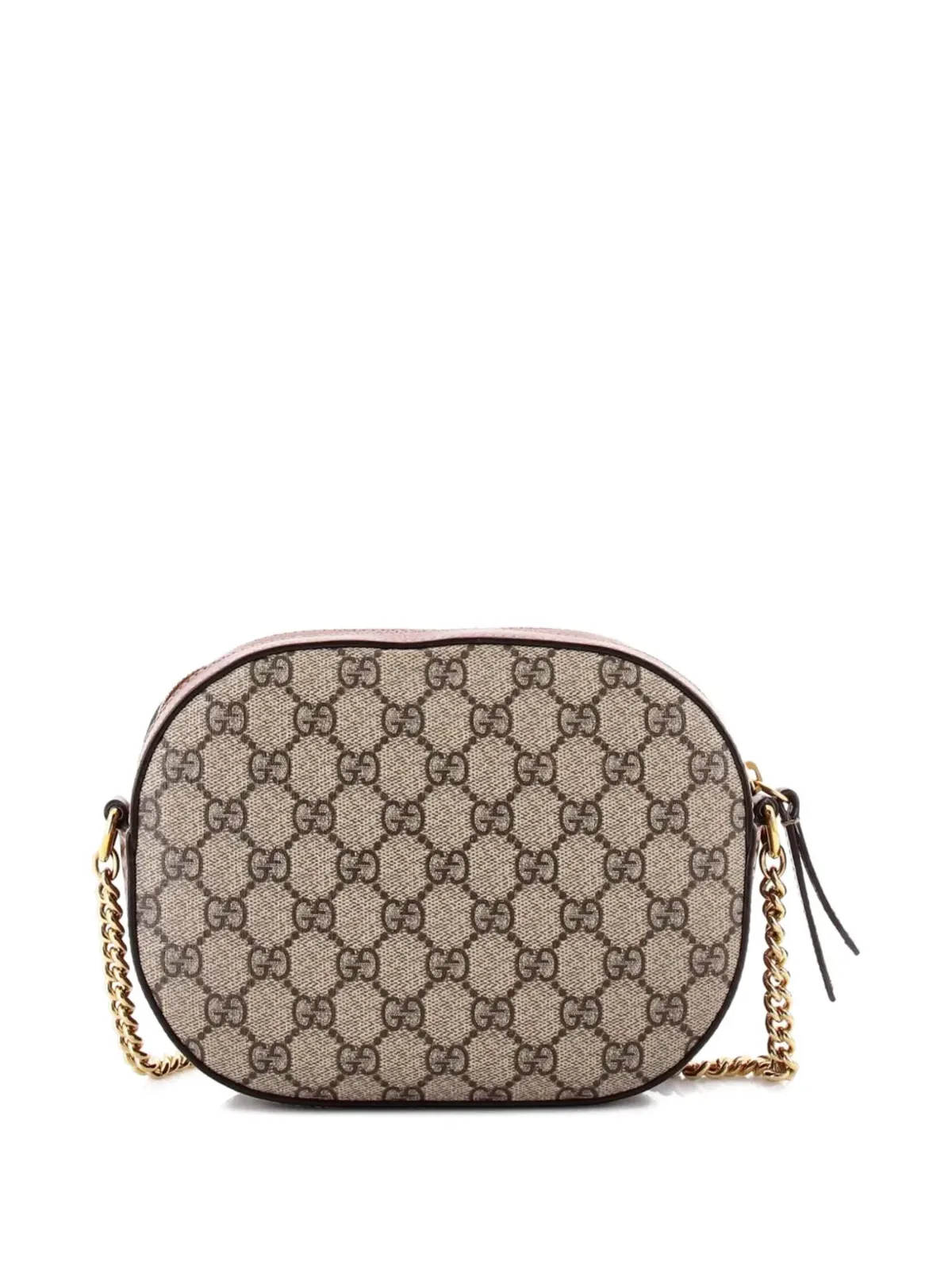 Gucci ビンテージ チェーンGG コーテッドキャンバスとレザー ミニ クロスボディバッグ - ブラウン - 画像2