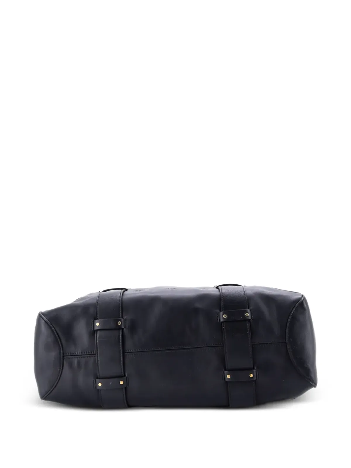 Chloé Pre-Owned Tao ジップ付き 小さな馬の刺繍入り レザー トートバッグ - 画像4