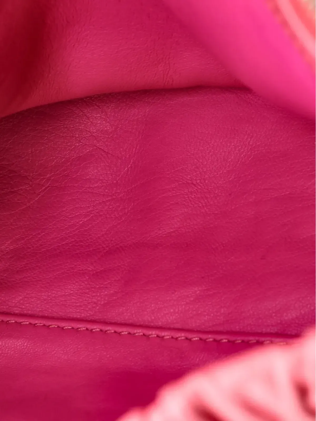 Prada Pre-Owned Gaufre Convertible Tote Nappa Leather Small satchel - Pink - 画像5