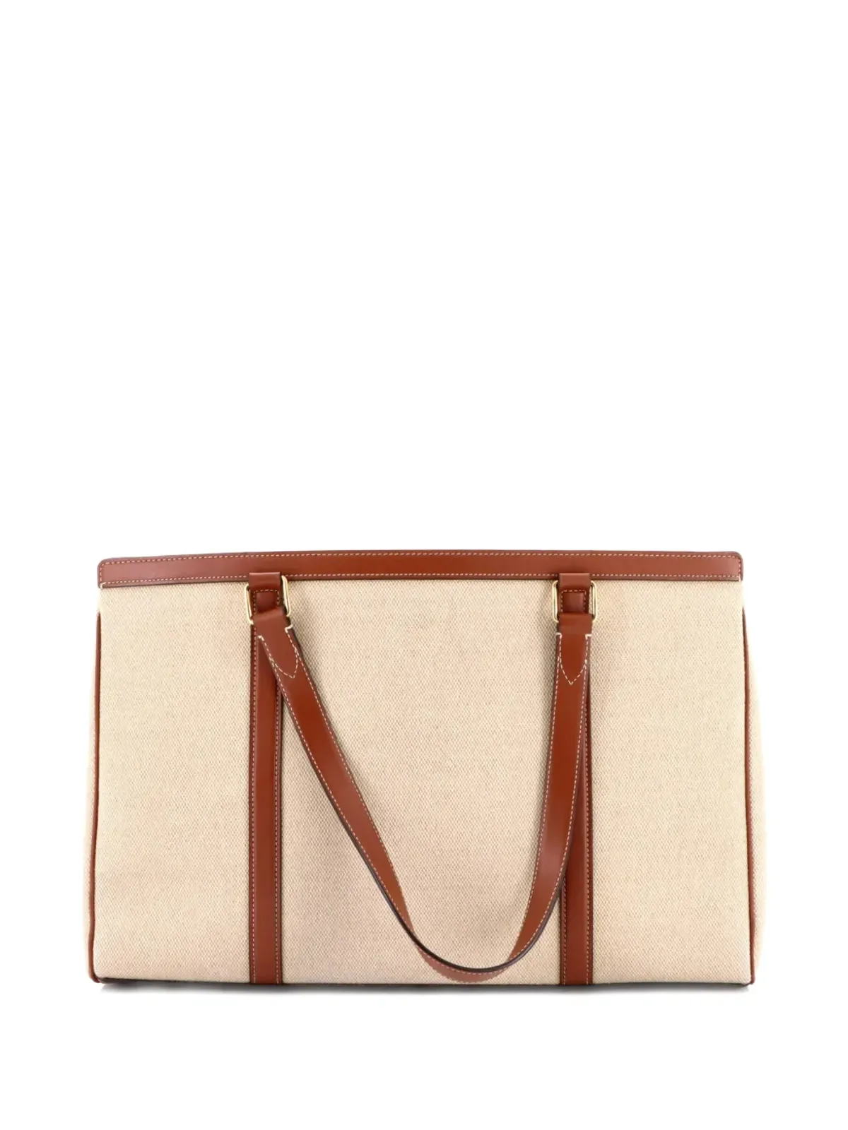 Celine Pre-Owned カバス16バッグ キャンバス×レザー トートバッグ - Brown - 画像2