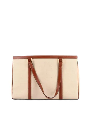 Celine Pre-Owned カバス16バッグ キャンバス×レザー トートバッグ - Brown - サムネイル2