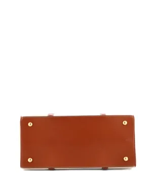 Celine Pre-Owned カバス16バッグ キャンバス×レザー トートバッグ - Brown - サムネイル4
