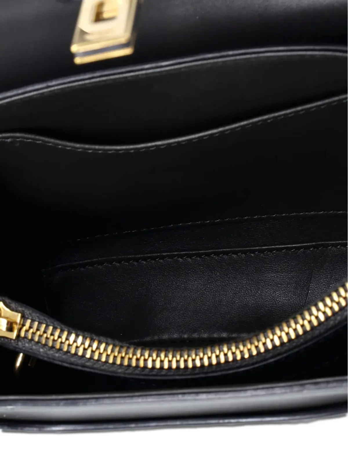 Celine ビンテージ トップハンドルバッグ（スムースカーフスキン ミニサッチェル） - 画像5